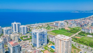 Квартира 1+1 с видом на море в комплексе от элитного застройщика в 200 метрах от побережья - Ракурс 1