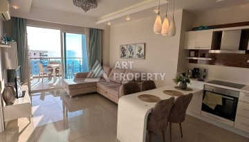 Квартира 1+1 с видом на море в комплексе от элитного застройщика в 200 метрах от побережья - Ракурс 3