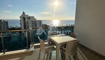 Квартира 1+1 с видом на море в комплексе от элитного застройщика в 200 метрах от побережья - Ракурс 6