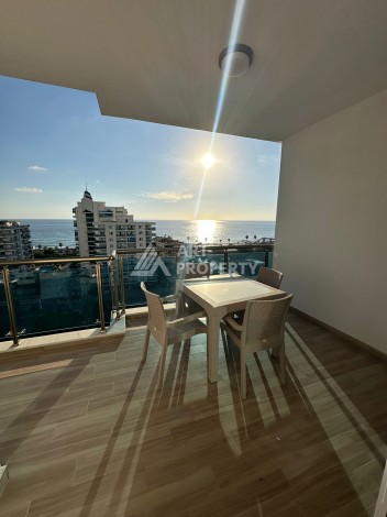 Квартира 1+1 с видом на море в комплексе от элитного застройщика в 200 метрах от побережья - Ракурс 5