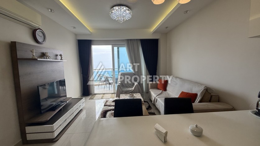 Квартира на первой береговой линии с прямым видом на море в Махмутларе - Ракурс 3