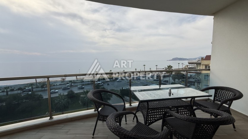 Квартира на первой береговой линии с прямым видом на море в Махмутларе - Ракурс 7