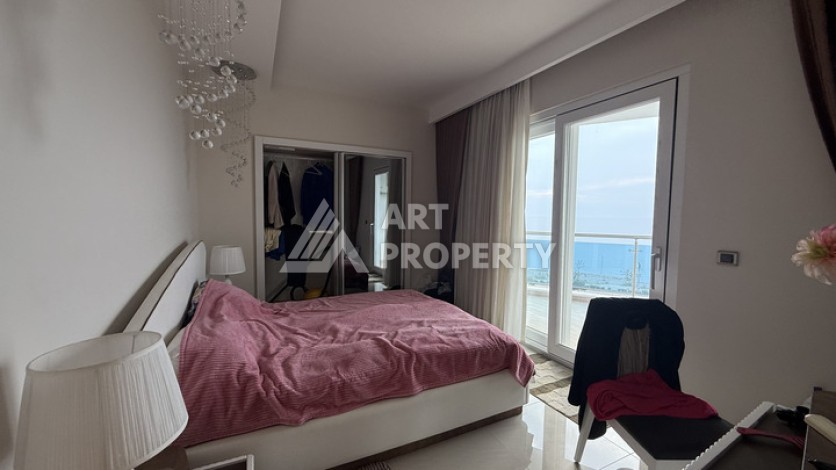 Квартира на первой береговой линии с прямым видом на море в Махмутларе - Ракурс 12