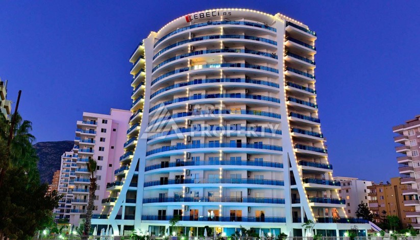 Квартира на первой береговой линии с прямым видом на море в Махмутларе - Ракурс 22