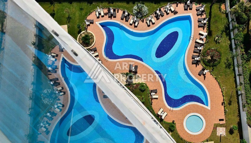 Квартира на первой береговой линии с прямым видом на море в Махмутларе - Ракурс 31