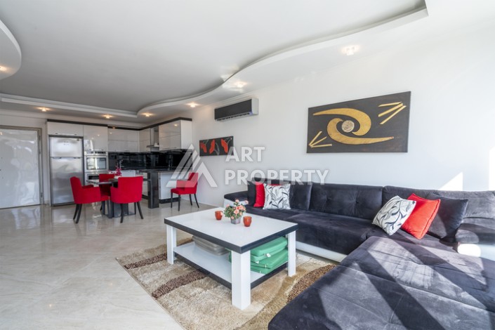 Квартира 2+1 с мебелью, 110 кв.м. Оба, Алания - Ракурс 19