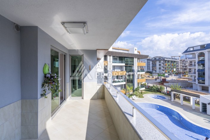 Квартира 2+1 с мебелью, 110 кв.м. Оба, Алания - Ракурс 25