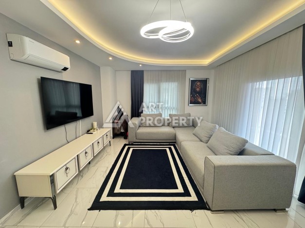 Квартира 1+1 с видом на море в центре Махмутлара - Ракурс 6