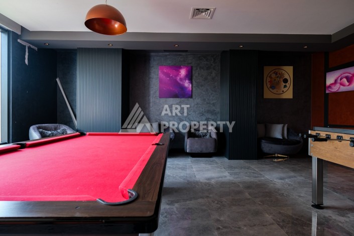 Квартира 1+1 на первой береговой линии с прямым видом на море в Махмутларе - Ракурс 3