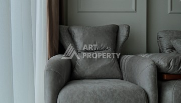 Квартира 1+1 на первой береговой линии с прямым видом на море в Махмутларе - Ракурс 9