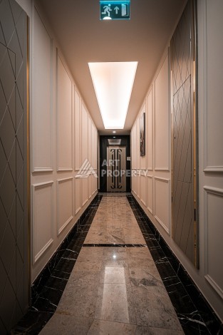 Квартира 1+1 на первой береговой линии с прямым видом на море в Махмутларе - Ракурс 10