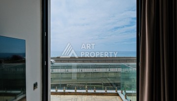 Квартира 1+1 на первой береговой линии с прямым видом на море в Махмутларе - Ракурс 12