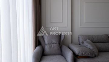 Квартира 1+1 на первой береговой линии с прямым видом на море в Махмутларе - Ракурс 17