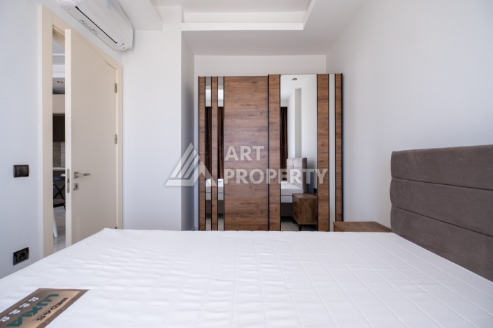 Квартира 1+1 на первой береговой линии с прямым видом на море в Махмутларе - Ракурс 19