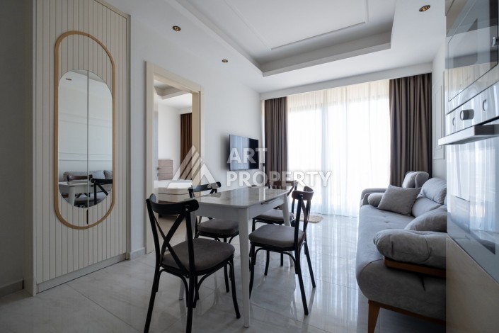 Квартира 1+1 на первой береговой линии с прямым видом на море в Махмутларе - Ракурс 23