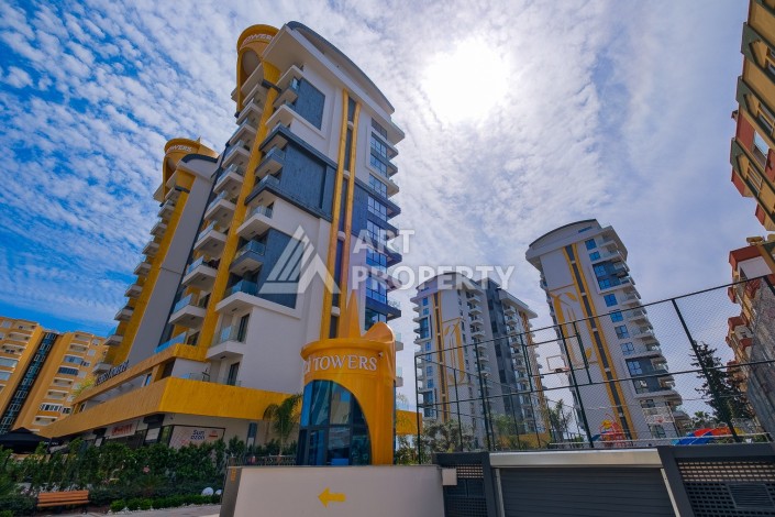 Квартира 1+1 на первой береговой линии с прямым видом на море в Махмутларе - Ракурс 29