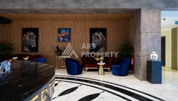 Квартира 1+1 на первой береговой линии с прямым видом на море в Махмутларе - Ракурс 32