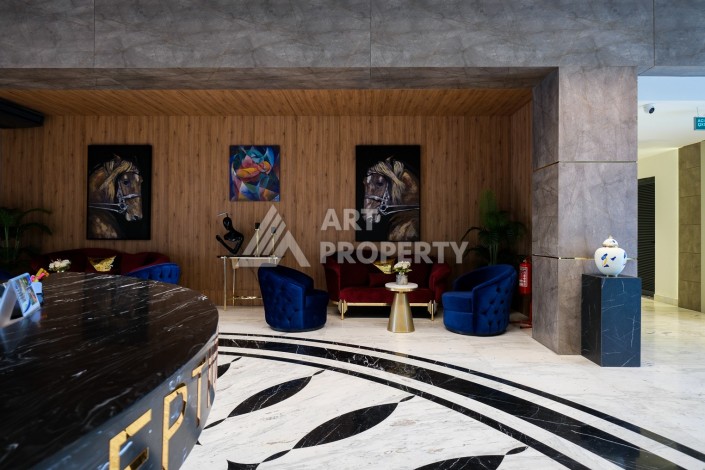 Квартира 1+1 на первой береговой линии с прямым видом на море в Махмутларе - Ракурс 31