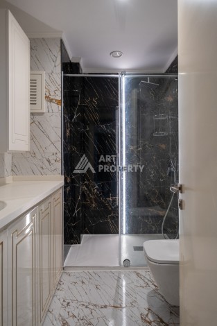 Квартира 1+1 на первой береговой линии с прямым видом на море в Махмутларе - Ракурс 36