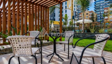 Квартира 1+1 на первой береговой линии с прямым видом на море в Махмутларе - Ракурс 48