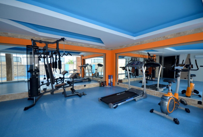 Двухкомнатная квартира в новом комплексе в курортном городе Алания, всего в 100 метрах от Средиземного моря, 65м2 - Ракурс 12