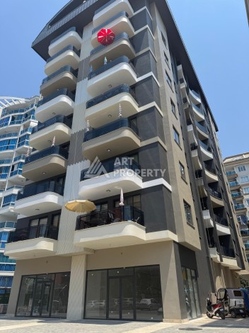 Новая квартира 1+1 на улице Барбароса в Махмутларе, вторая линия от моря - Ракурс 26