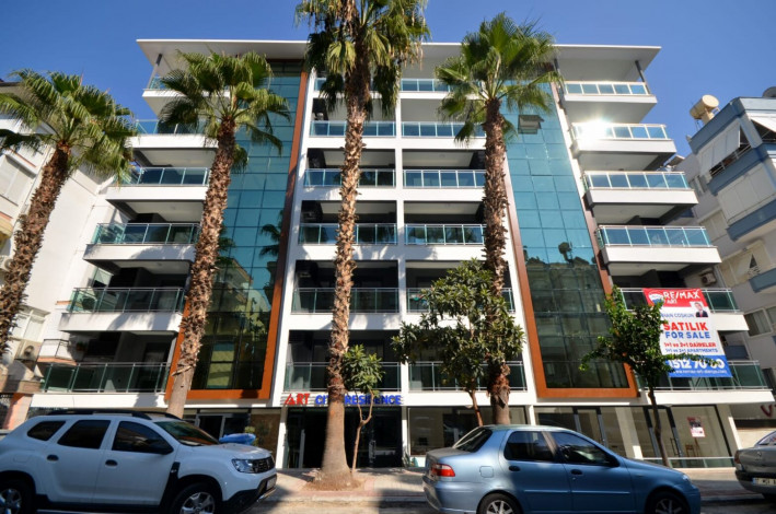 Двухкомнатная квартира в новом комплексе в курортном городе Алания, всего в 100 метрах от Средиземного моря, 65м2 - Ракурс 13