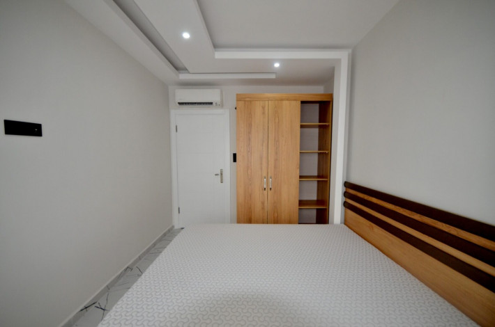 Двухкомнатная квартира в новом комплексе в курортном городе Алания, всего в 100 метрах от Средиземного моря, 65м2 - Ракурс 14