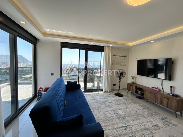 Дуплекс 2+1 в 500 м от пляжа Клеопатры, 120 кв.м. - Ракурс 1