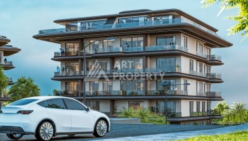 Новый современный жилой комплекс на этапе строительства в районе Кестель, Аланья - Ракурс 3