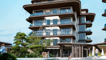 Новый современный жилой комплекс на этапе строительства в районе Кестель, Аланья - Ракурс 4