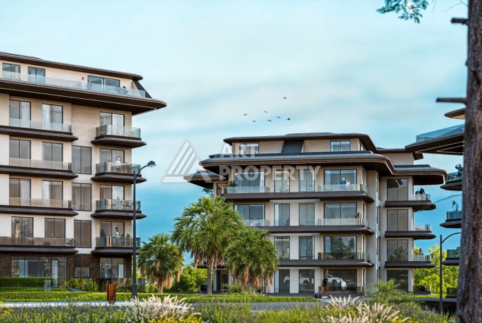 Новый современный жилой комплекс на этапе строительства в районе Кестель, Аланья - Ракурс 4