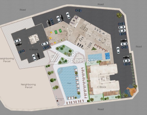 Новый современный жилой комплекс на этапе строительства в районе Кестель, Аланья - Ракурс 5