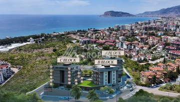 Новый современный жилой комплекс на этапе строительства в районе Кестель, Аланья - Ракурс 9