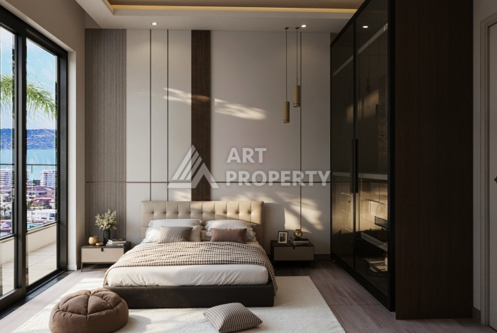 Новый современный жилой комплекс на этапе строительства в районе Кестель, Аланья - Ракурс 12