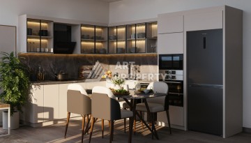 Новый современный жилой комплекс на этапе строительства в районе Кестель, Аланья - Ракурс 14