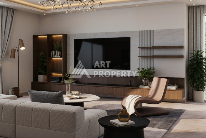 Новый современный жилой комплекс на этапе строительства в районе Кестель, Аланья - Ракурс 16