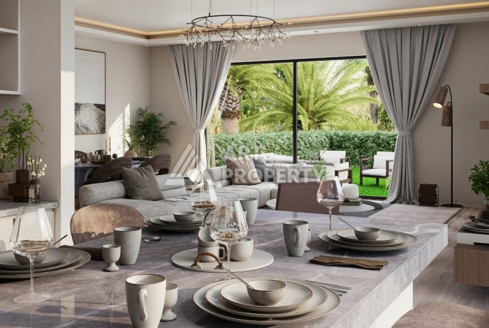 Новый современный жилой комплекс на этапе строительства в районе Кестель, Аланья - Ракурс 21