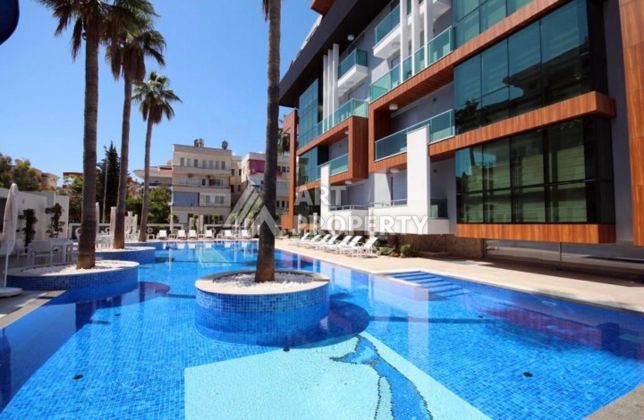 Квартира 2+1 с мебелью в центре района Оба, 300 м от моря - Ракурс 1