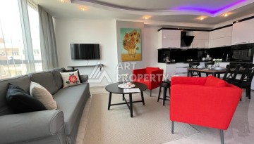 Квартира 2+1 с мебелью в центре района Оба, 300 м от моря - Ракурс 13