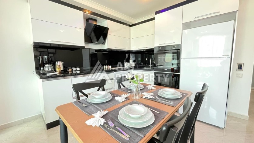 Квартира 2+1 с мебелью в центре района Оба, 300 м от моря - Ракурс 16