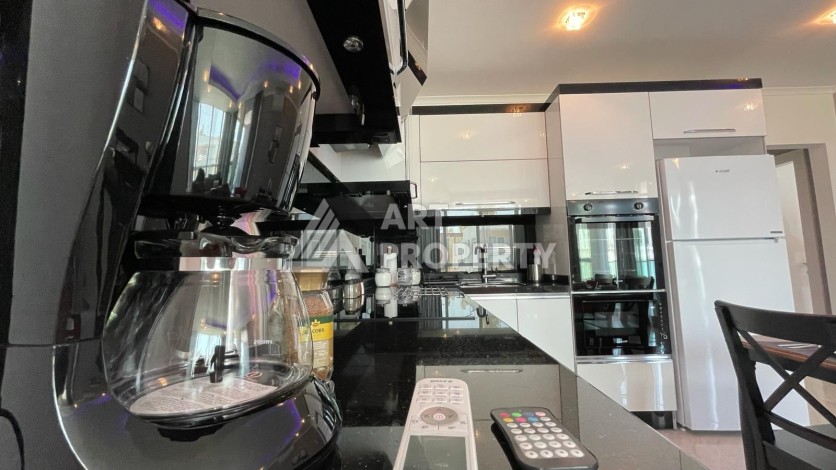 Квартира 2+1 с мебелью в центре района Оба, 300 м от моря - Ракурс 17