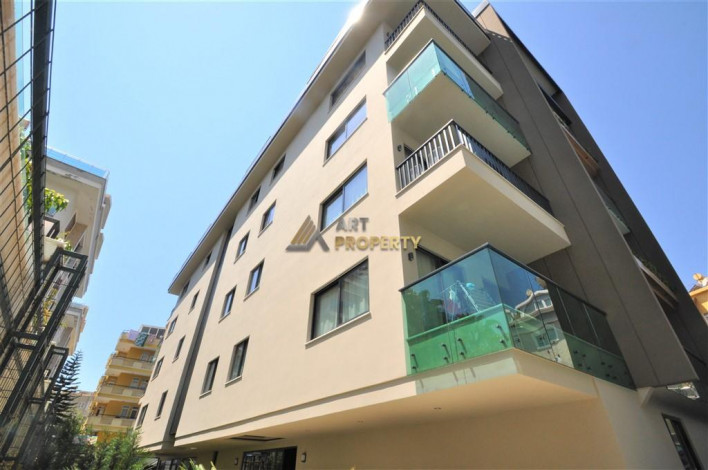 Новая квартира 1+1 в 350 метрах от пляжа Клеопатры в городе Аланья, 65 м2 - Ракурс 3