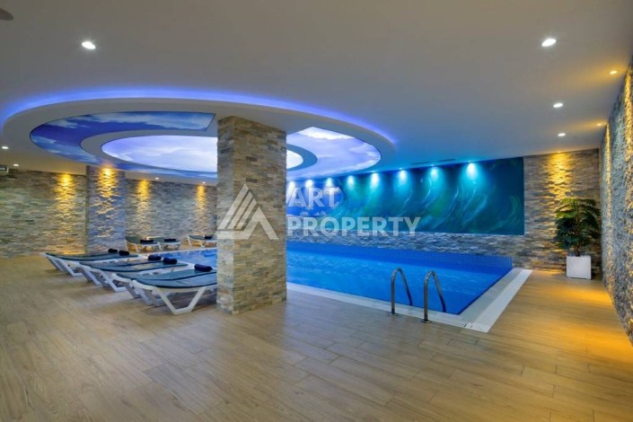 Квартира-студия 42 кв.м. в центре Алании, в 10 минутах от пляжа Клеопатры - Ракурс 5