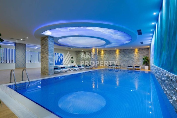 Квартира-студия 42 кв.м. в центре Алании, в 10 минутах от пляжа Клеопатры - Ракурс 6