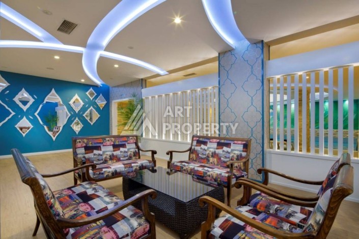 Квартира-студия 42 кв.м. в центре Алании, в 10 минутах от пляжа Клеопатры - Ракурс 8