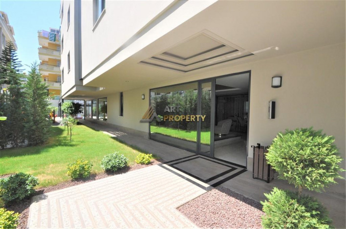 Новая квартира 1+1 в 350 метрах от пляжа Клеопатры в городе Аланья, 65 м2 - Ракурс 5