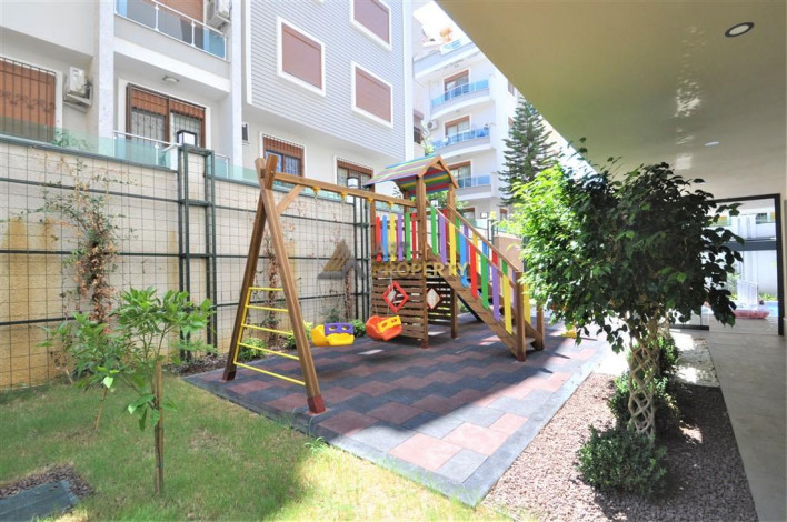 Новая квартира 1+1 в 350 метрах от пляжа Клеопатры в городе Аланья, 65 м2 - Ракурс 8