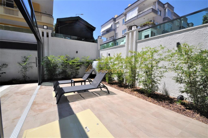 Новая квартира 1+1 в 350 метрах от пляжа Клеопатры в городе Аланья, 65 м2 - Ракурс 11