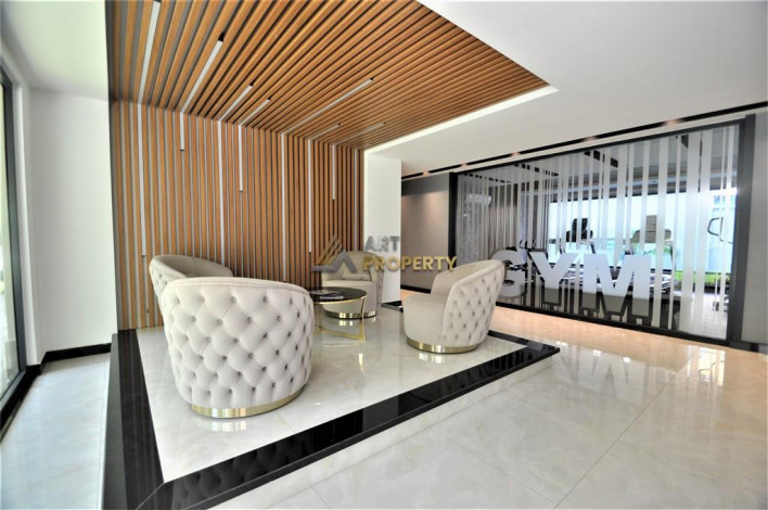 Новая квартира 1+1 в 350 метрах от пляжа Клеопатры в городе Аланья, 65 м2 - Ракурс 14